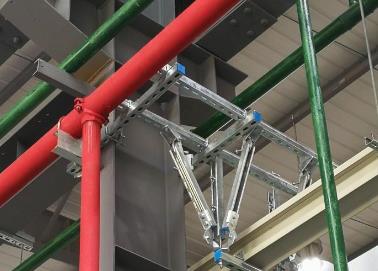 通渭该抗震支架的整体式支吊架结构协调性好